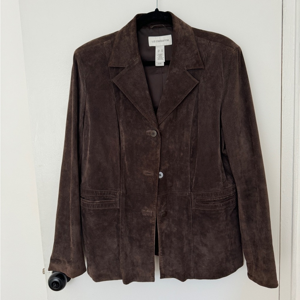 Liz Claiborne Brown Suede Jacket